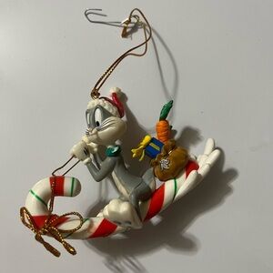 1999 vintage Looney Tunes Bugs Bunny Christmas ornament